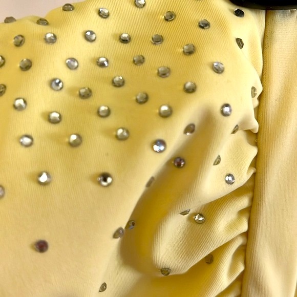 Victoria’s Secret yellow bikini swim top with rhinestones size medium - Picture 8 of 16